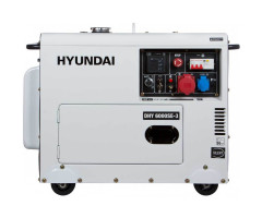 Дизельний генератор HYUNDAI DHY 6000SE-3