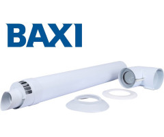Горизонтальний комплект коаксіальний Ø60/100 мм BAXI (Condensing)